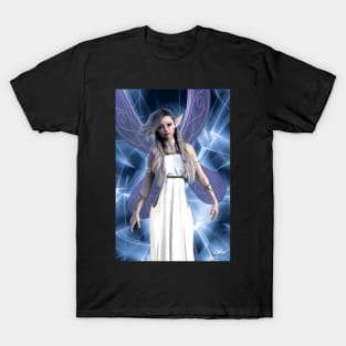 Fairy standing in celestial light T-Shirt